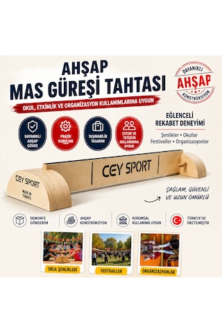 Ceysport Profesyonel Ahşap Mas Güreşi Tahtası Ceysport Profesyonel Ahşap Mas Güreşi Tahtası