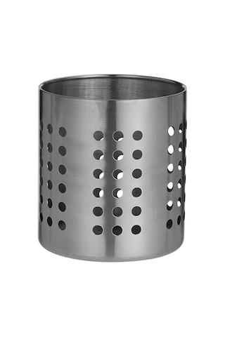Ikea Sepeti 'ordning' Besteckstaender Paslanmaz Çelik Kuechenutensilienhalter 12 Cm Çap-13,5 Cm Yükseklik, Paslanmaz Çelik, Gümüş, 14 X 12 X 12 Cm Sku: Smg8690010215871 Açık Gri