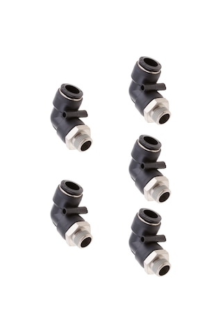 Suntek 5 Adet Erkek Konu Dirsek Konektörü Hızlı Dpl-l14-03