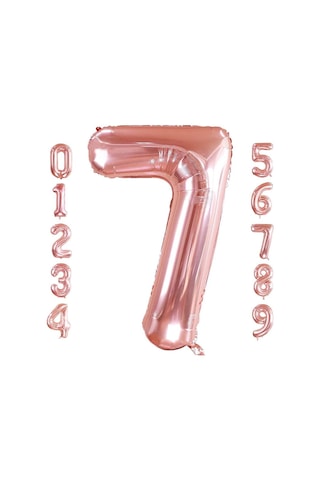 Rose Rakam Folyo Balon 80 Cm Genel