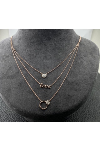 Pırlanta Kalp Love Tektaş Kolye Pırlanta Kalp Love Tektaş Kolye