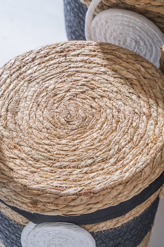 Noa Hasır 5 Li Çok Amaçlı Sepet Seti Renkli