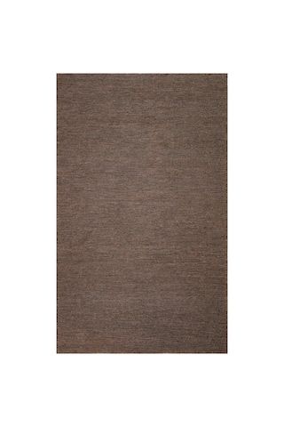 Bespoky Soumak Plain Brown Modern Salon Halısı Dış Mekan