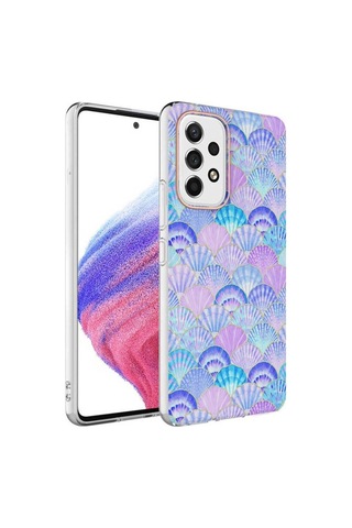 Galaxy Uyumlu A53 5g Kılıf Zore Bella Kapak Lila