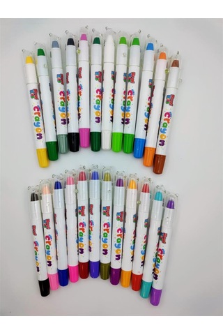 Kraf Kids KK505 Sılky Crayon Pastel Boya 24'lü