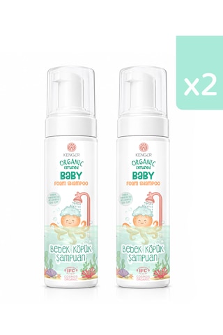 Organik Bebek Köpük Şampuan 2'li 200 Ml