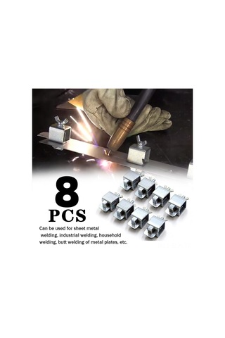 Xindoker 8 Parça Krom Vanadyum Çelik Kaynak Konumlandırıcı, Kaynak Işleri İçin Levha Hizalama Ve Sabitleme Aracı