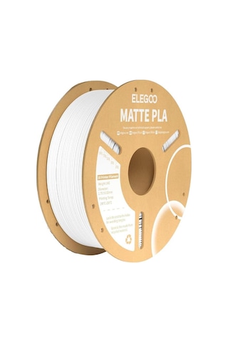 Elegoo Pla Matte Filament Beyaz