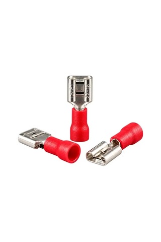 Sh Powermaster Pm-39067 0,5-1,5mm2 Kesit 20x7x5mm Soket Kırmızı İzoleli Kablo Pabucu 100'lü Paket Najmaddin