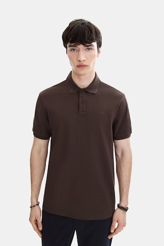 Backandbond Kahve Regular Fit Örme Polo Yaka Tişört