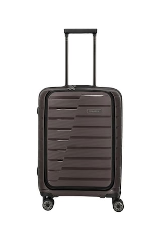 Travelite Ön Cepli Air Base Trolley S Kabin Boy Valiz Kahverengi