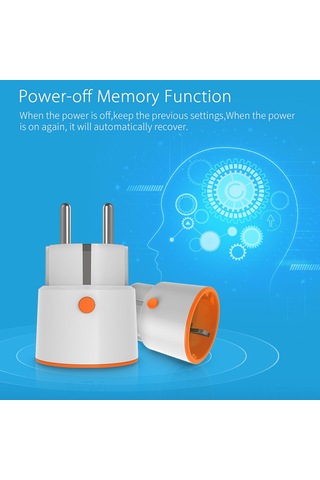 Tenfowee Akıllı Zigbee 3.0 16a Avrupa Priz - Enerji Takip, Zamanlayıcı, Alexa/google Uyumlu