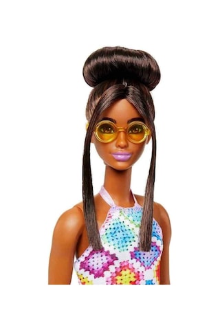 Barbie Büyüleyici Parti Bebekleri (Fashionistas) - Uzun Mavi Elbiseli Bebek HJT07