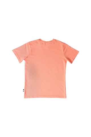 No Fear Somon Önü Baskılı Bisiklet Yaka Kısa Kol Erkek Çocuk Penye T-shirt Somon