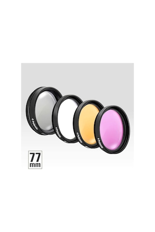 Polaroid Filtre Kit 77 MM 4'lü