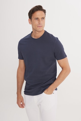 AC&Co / Altınyıldız Classics Erkek Lacı Slim Fit Dar Kesim Bisiklet Yaka Kısa Kollu Yumuşak Tuşeli Basic Tişört Lacı