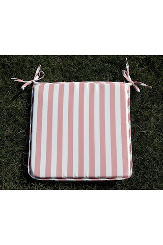 Premier Home Sandalye Minderi Pudra Çizgili 40x40 Pudra
