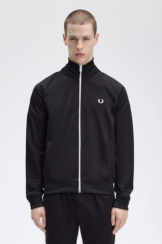Fred Perry Erkek Siyah Logo Detaylı Ceket Çok Renkli