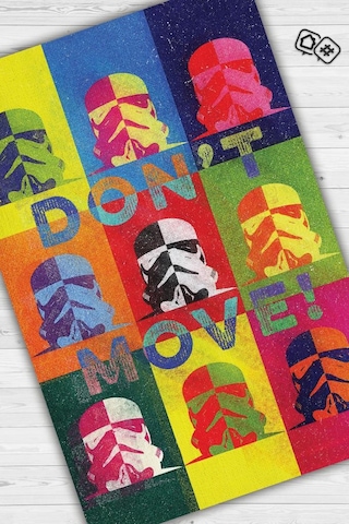Homshtag Kıpırdama Film Halısı Star Wars Temalı Film Halısı Çok Renkli