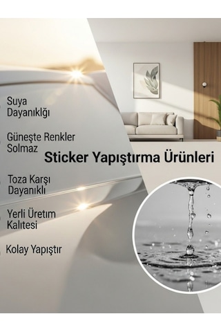 Hat Yazısı Kelime İ Tevhid Model 2 Oto Özel Yeni Kaliteli Kaliteli Sticker 25 X 25 Cm
