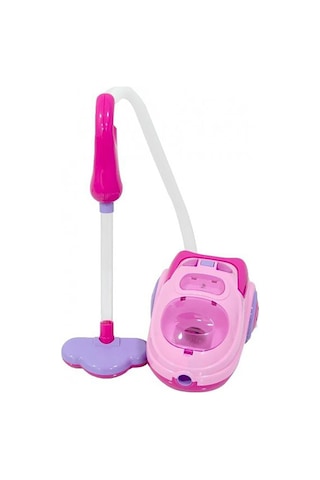 Can Oyuncak Pilli Elektrik Süpürgesi Pembe
