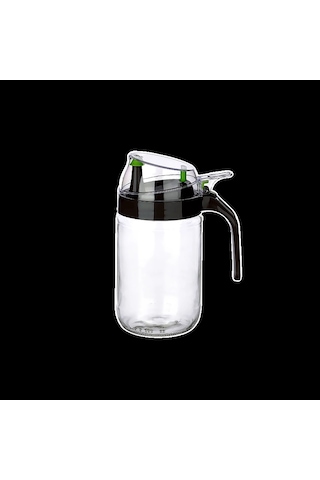 Cam Yağdanlık - Kulplu Sirkelik Sosluk 660ml Renkli