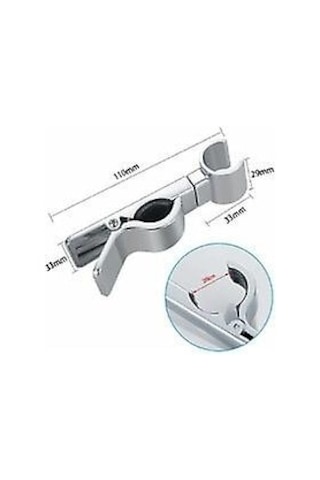 45 Dönüş İçin 18-25 Mm Kayar Çubuklu Evrensel Ayarlanabilir Duş Başlığı Tutucu B Diğer