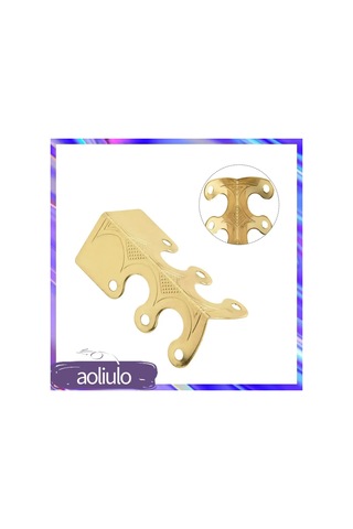 Vkemall 6 Adet Somunlu Katlanmış Metal Köşe Koruyucu, Dayanıklı Taban Ve Duvar Koruma Aparatı