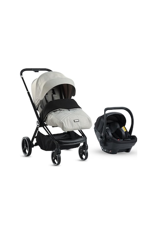 Kraft Mila Mika Travel Sistem Bebek Arabası Gri Gri