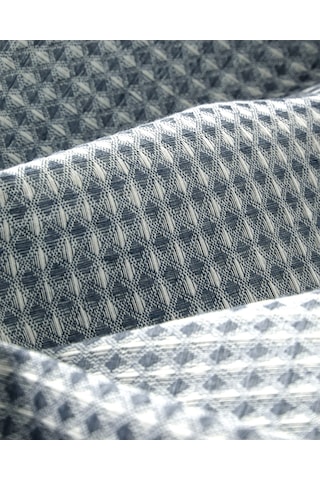 English Home Modern Grid Tek Kişilik Pike 150x220 Cm Lacivert