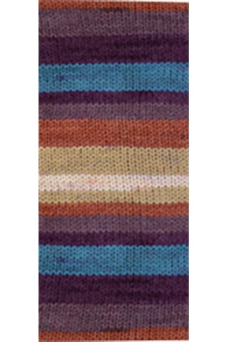 5 Adet Vega Stripe Premium Akrilik El Örgü İpi Yünü No: 82420 RYL-NWNKVS82420-5