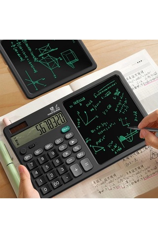 Dijital Hesap Makinesi, 7 İnç Lcd Not Defteri Ekranlı, Sessiz Tuşlu, Taşınabilir Yazı Pedi,öğrenci, Okul Ve Ofi Genel
