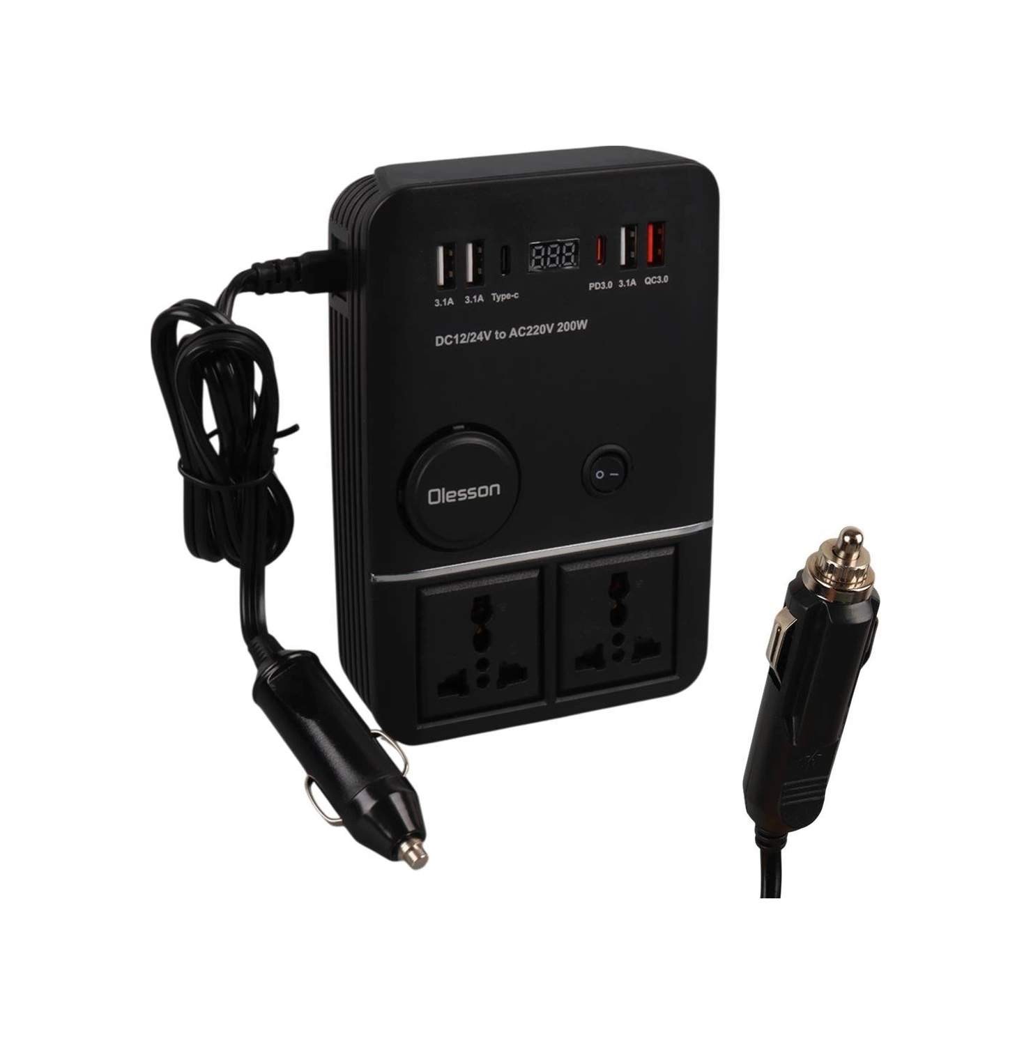 Olesson 1661 Dc 12-24v 200w Oto Araç Power İnverter