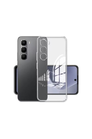 Adige Infinix Hot 60 Pro Plus Kılıf Silikon Şeffaf