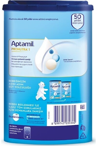 Aptamil Bebek Sütü Maması No1 0-6 Ay 800 G