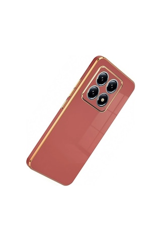 Xiaomi Mi 14t Pro Volet Silikon - Kırmızı Düz Renkli