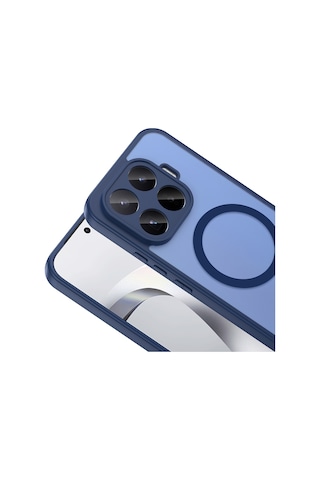 Gpack Xiaomi 17t Pro Kılıf Babet Magsafe Kablosuz Şej Şarj Özellikli Silikon Lacivert