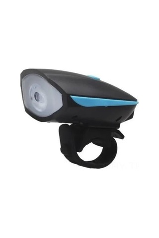 Monyee Usb Şarjlı Bisiklet Led Feneri 250 Lümen - 3 Aydınlatma Modu, 140 Db Motosiklet Tipi Hoparlör, 1200 Mah Pil, Suya Dayanıklı Mavi