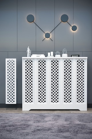 Perge Model Beyaz Renk 96 CM Petek Kaplama Dresuar Beyaz