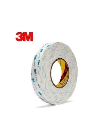 5 Metre 3m Yapışkanlı Çift Taraflı Köpük Bant Beyaz - 15 Mm Genişlik 1