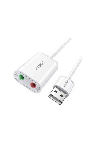 Ebitda Ugreen 30724 Usb Ses Kartı Adaptörü 3.5mm, Harici Mikrofon Ve Ses Portu