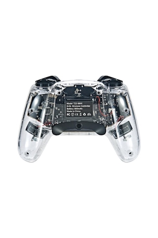 T23 Max Nintendo Switch Pro Controller Kablosuz Şeffaf
