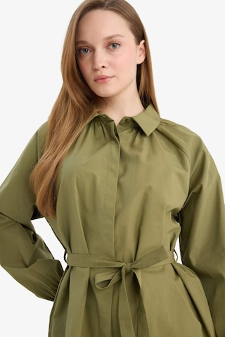 Defacto Relax Fıt Poplin Gömlek Tunik G7704ax26spkh21 Haki-kh21