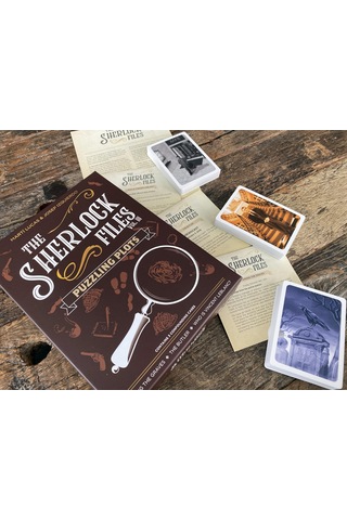 Indie Boards And Cards The Sherlock Files: Yapboz Plots, Kahverengi