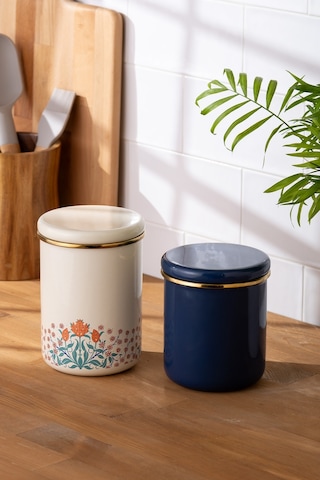 Emsan Hasbahçe Orta Boy Emaye Kavanoz