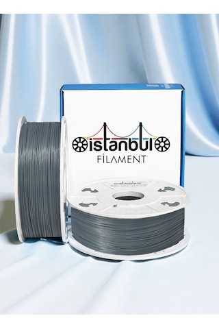 İstanbul Filament 3d Baskı Asa Filament Gri 1 Kg Ø 1,75mm 0,05 Mm Bambu Lab Uyumlu 1.75mm