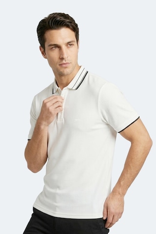 Slazenger Zınovıa Erkek Polo Yaka Beyaz Tişört