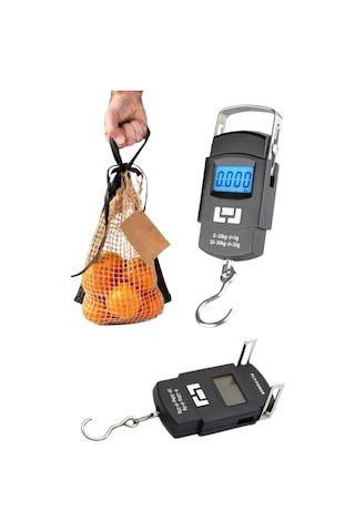 Profesyonel El Terazisi El Kantarı 50 Kg Dijital Göstergeli Tartı Renkli