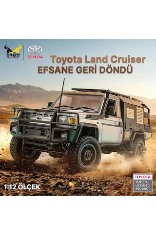 Mn Model Mn82s 1/12 Supertourer Toyota Land Cruiser Lc79 4wd Rc Model Uzaktan Kumandalı Araba Crawler Offroad Truck Rtr Lisanslı Siyah+dahili Işık Seti