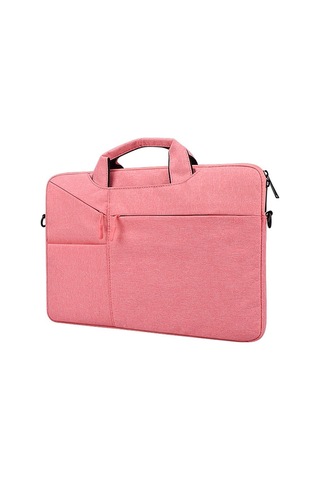 St02s Su Geçirmez Yırtılma Direnci Gizli Taşınabilir Askı 15.6 İnç Dizüstü Bilgisayarlar İçin Tek Omuzlu Çanta, Bavul Kemeri İle Pembe
